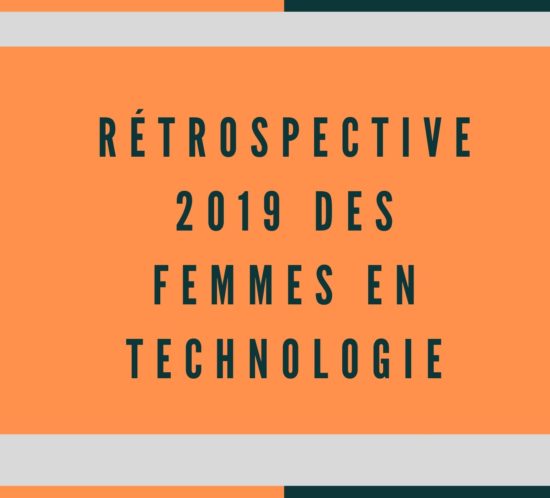 rétrospective 2019 des femmes en technologie